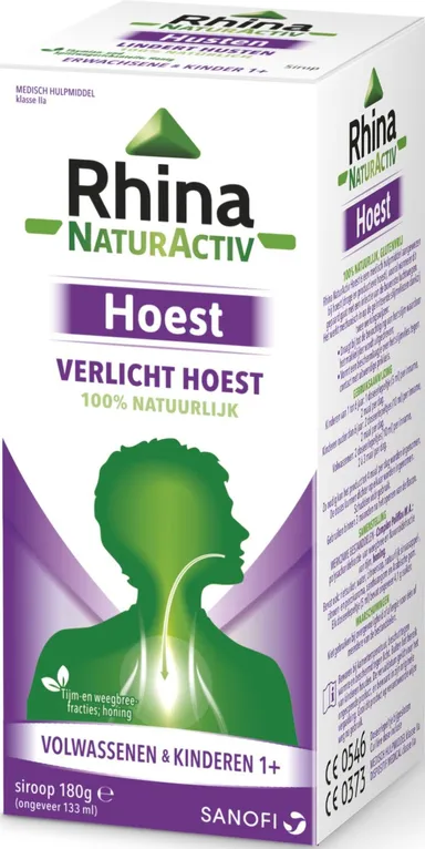 Rhina Natur Activ Hoestsiroop 180 g