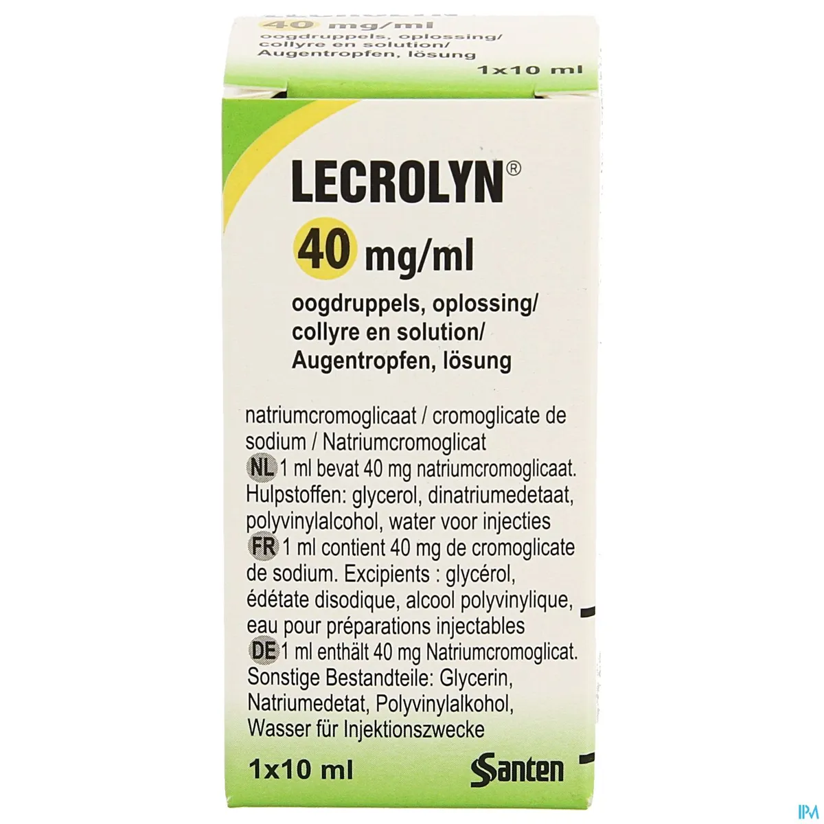 Lecrolyn 40mg/ml Collyre En Solution 10ml