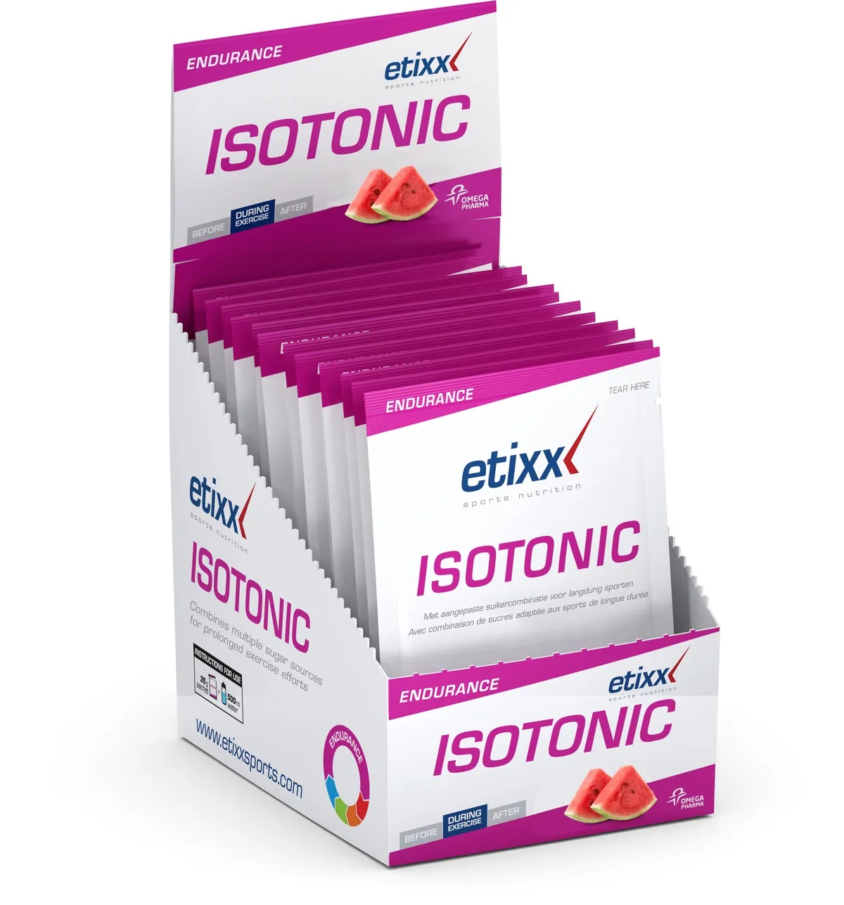 Etixx Isotonic Powder Watermelon 12x35g