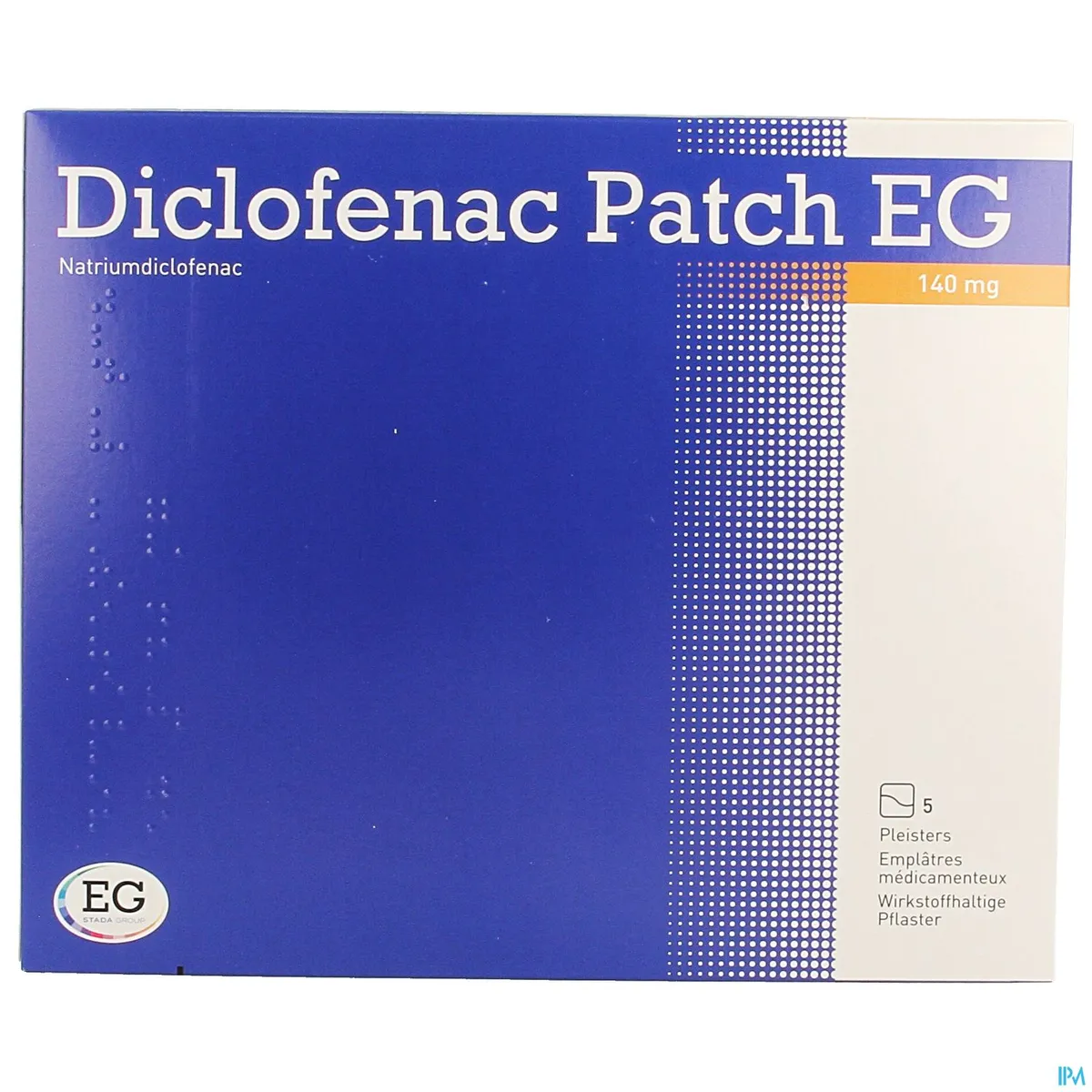 Diclofenac Patch EG 140mg 5 Pleisters