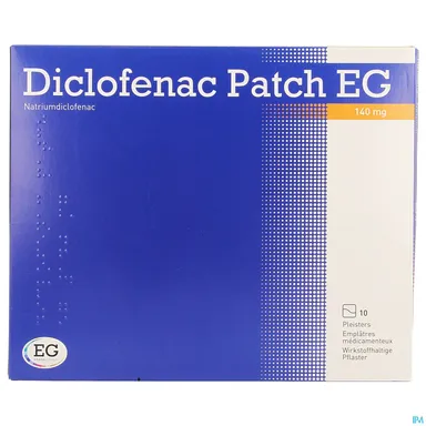 Diclofenac Patch EG 140mg 10 Pleisters