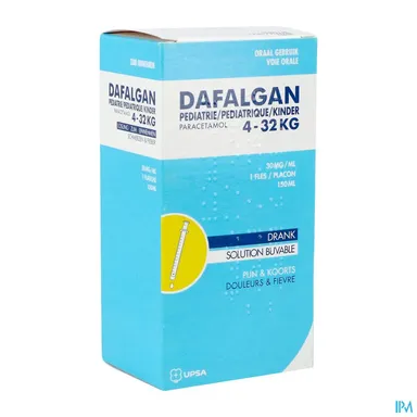 Dafalgan Pediatrie 30mg/ml Drank 150ml
