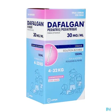 Dafalgan Pediatrie 30mg/ml Drank 150ml