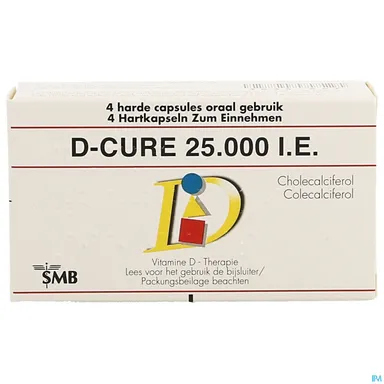 D-Cure 25000 UI 4 Gélules