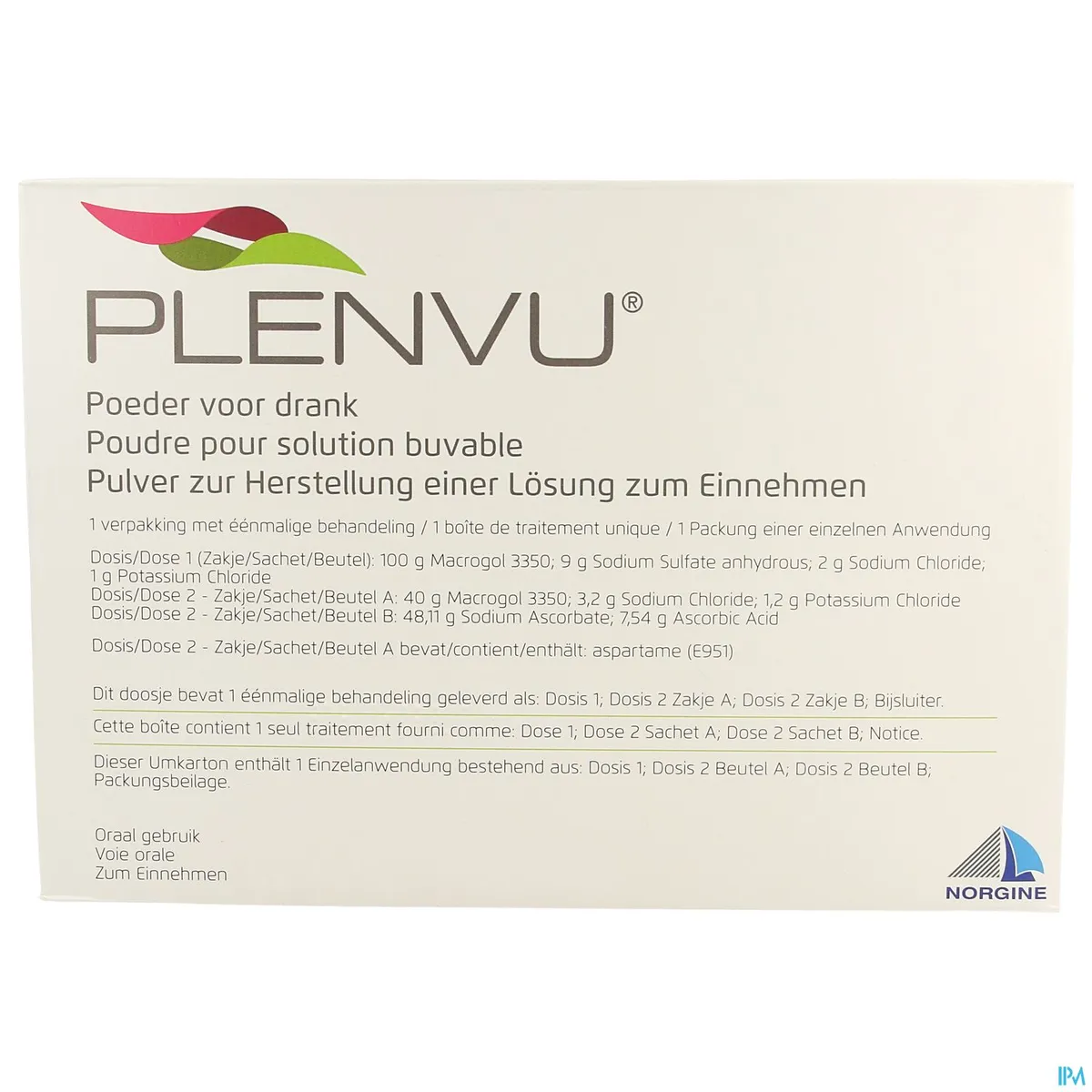 Plenvu Poeder voor Drinkbare Oplossing