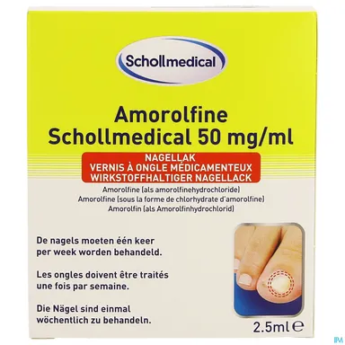 Scholl Amorolfine Vao 50mg/ml 2,5ml