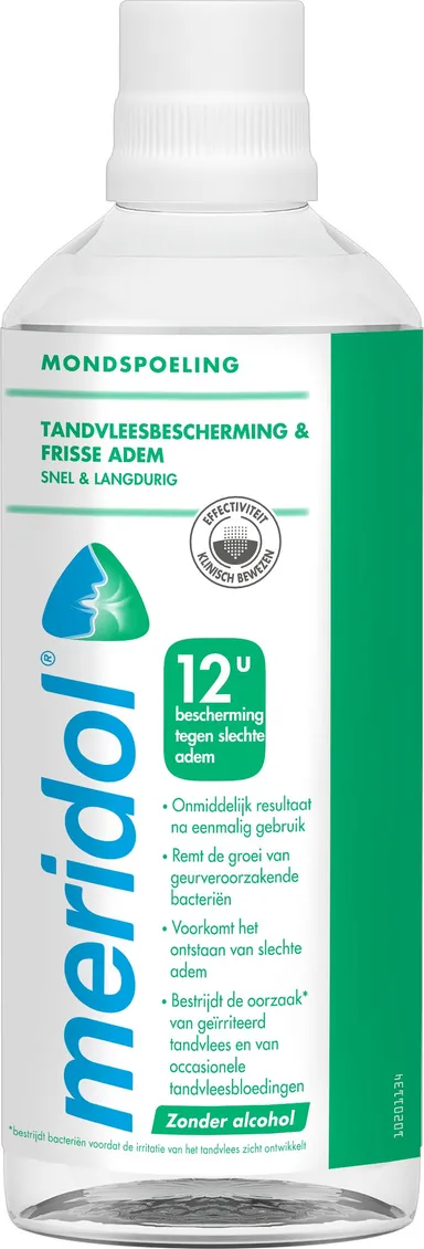 Meridol Mondwater Frisse Adem 400ml (nieuwe formule)