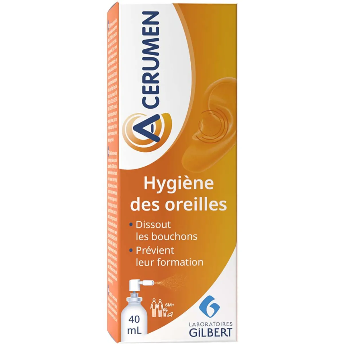A-Cerumen Gilbert Spray Auriculaire Coloré 40ml