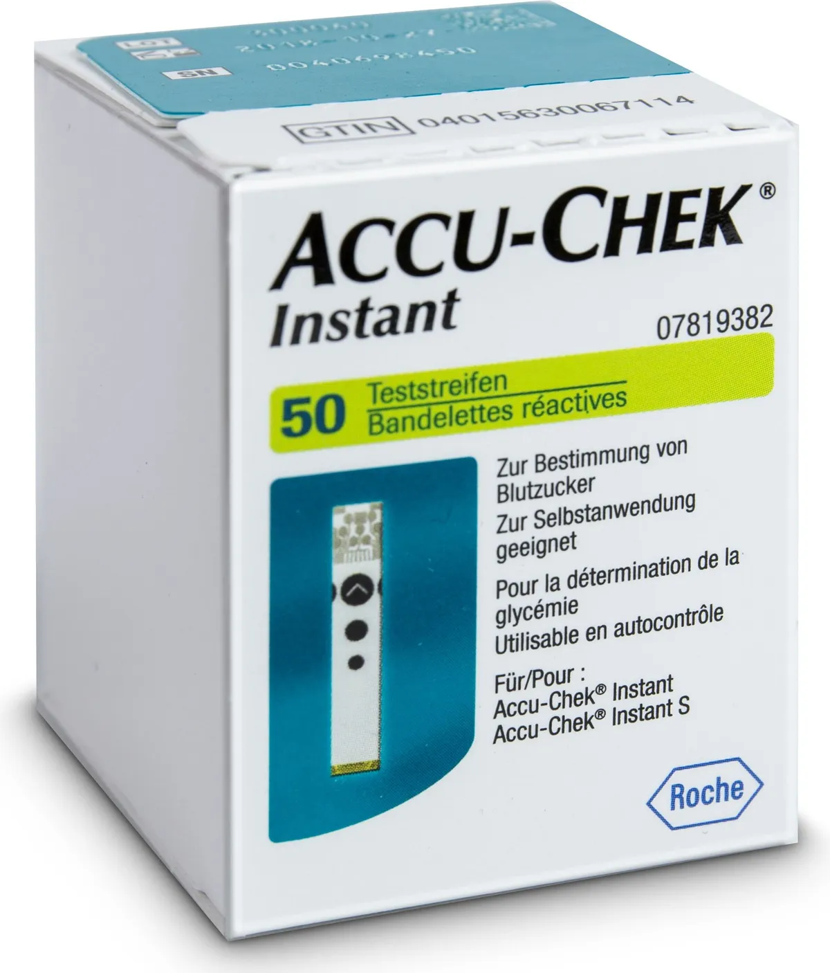 Accu-Chek Instant 50 Bandelettes Réactives