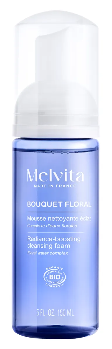 Melvita Bouquet Floral Mousse Nettoyante Légère 155ml