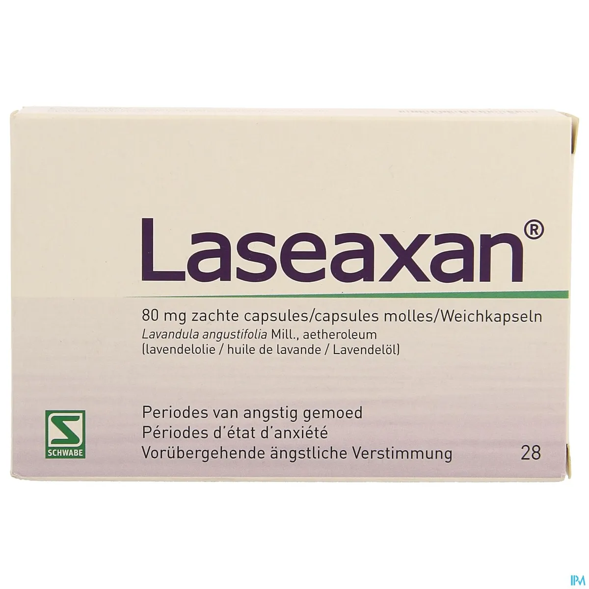 Laseaxan Caps Molle 28x 80mg