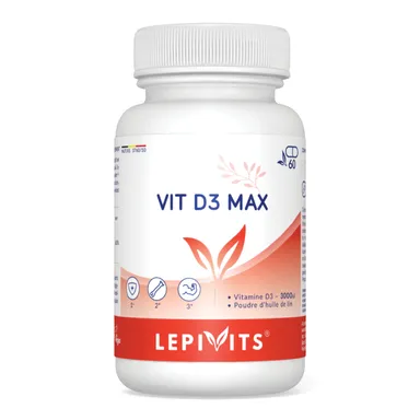 Lepivits Vit D3 Max 60 Gélules