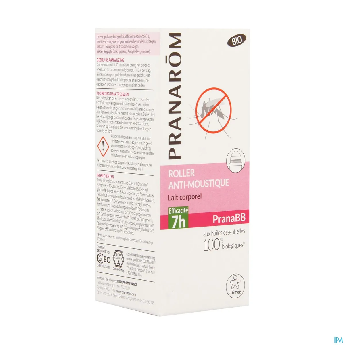 Pranarôm PranaBB Anti-Muggenroller 30ml