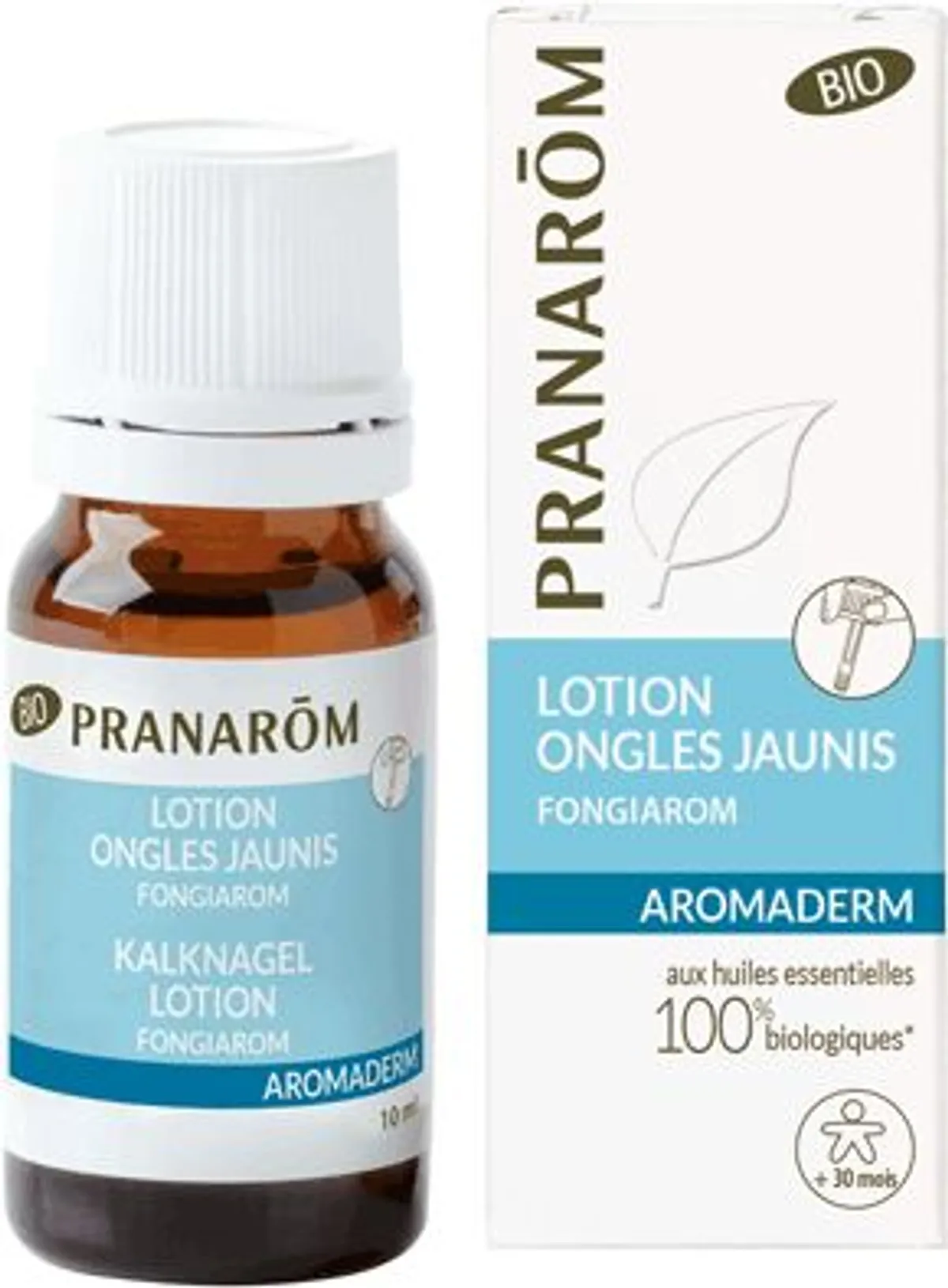 Pranarôm Aromaderm Lotion Ongles Jaunis 10ml