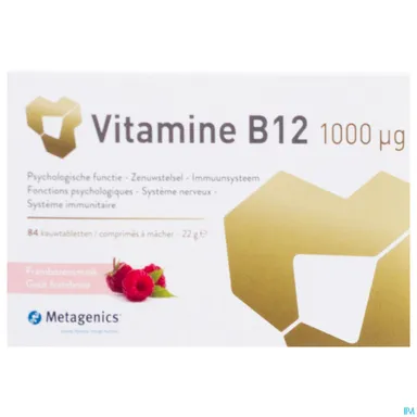 Vitamine B12 1000ui 84 Kauwtabletten