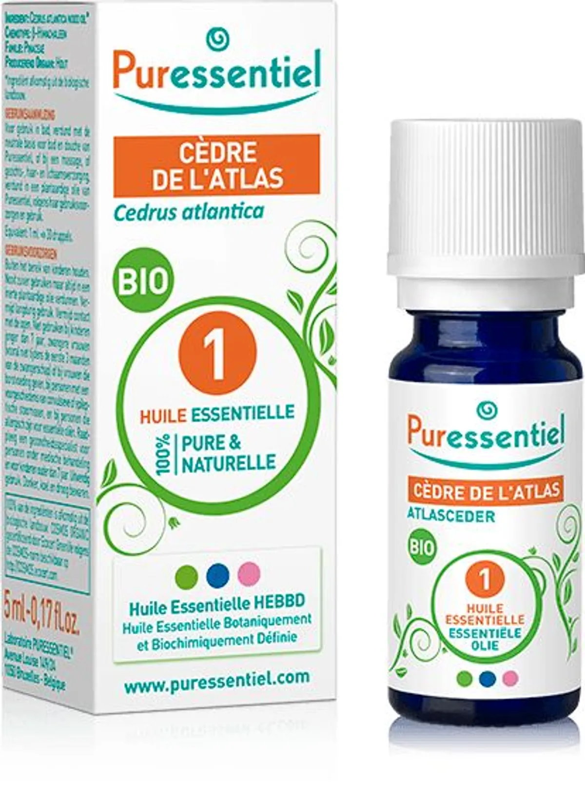 Puressentiel Cèdre Atlas Huile Essentielle Bio 5ml
