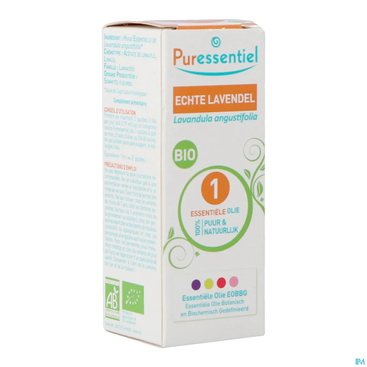 Puressentiel True Lavender Oil Etherische Olie Bio 30ml