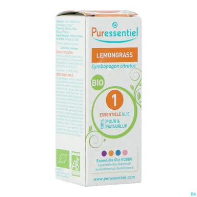 Puressentiel Citroengras Essentiële Olie Bio 10ml