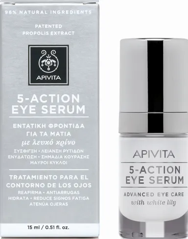 Apivita 5 Action Serum Yeux 15ml