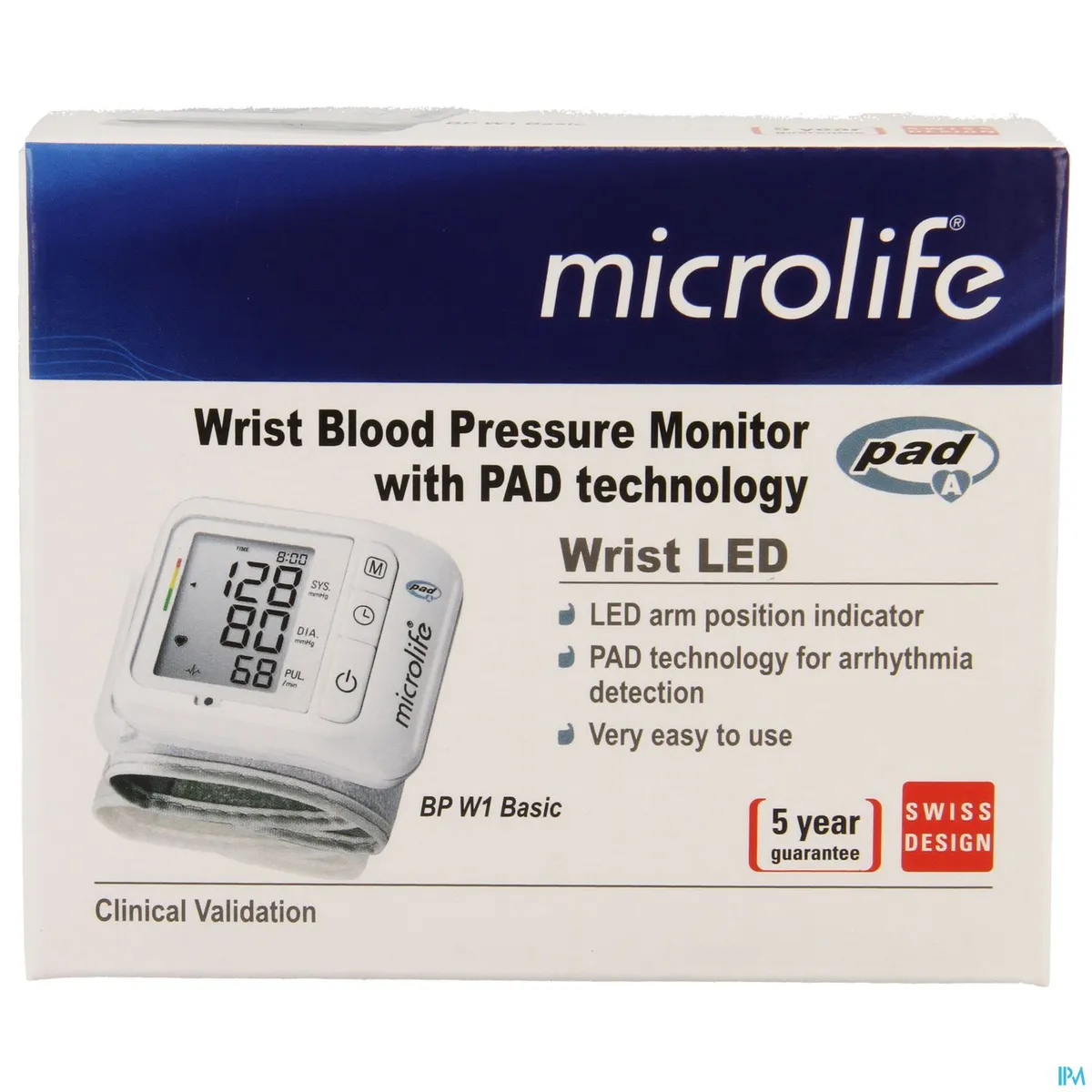 Microlife Bp W1 Basic Bloeddrukmeter Autom. Pols