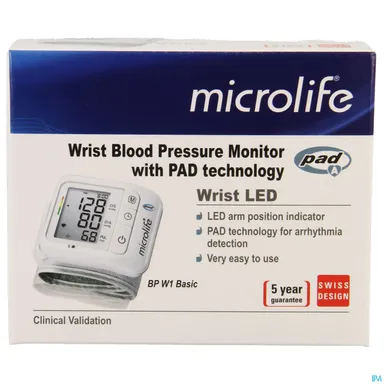 Microlife Bp W1 Basic Bloeddrukmeter Autom. Pols