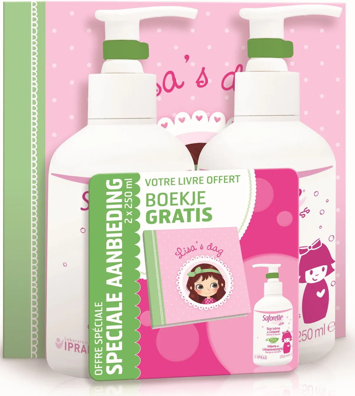 Saforelle Miss Soin Lavant 2x250ml (mini livre offert)