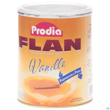 Prodia Vanilleflan + Zoetstof Poeder 450g