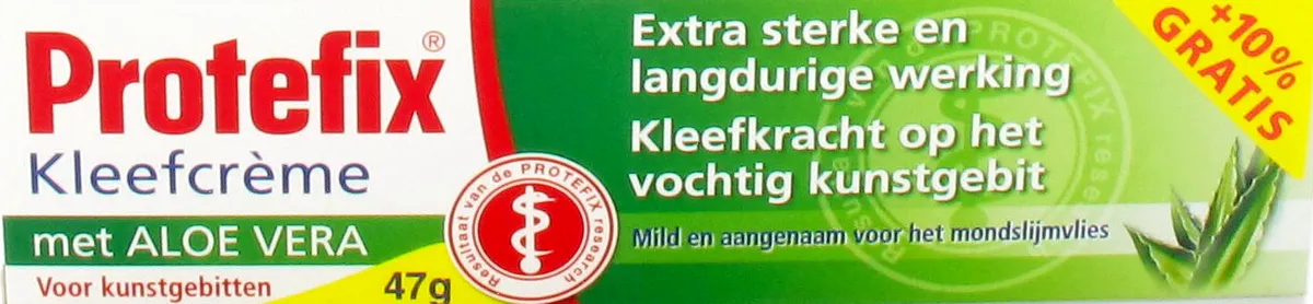 Protefix Zelfklevende Crème Aloë Vera 40ml+4ml Gratis