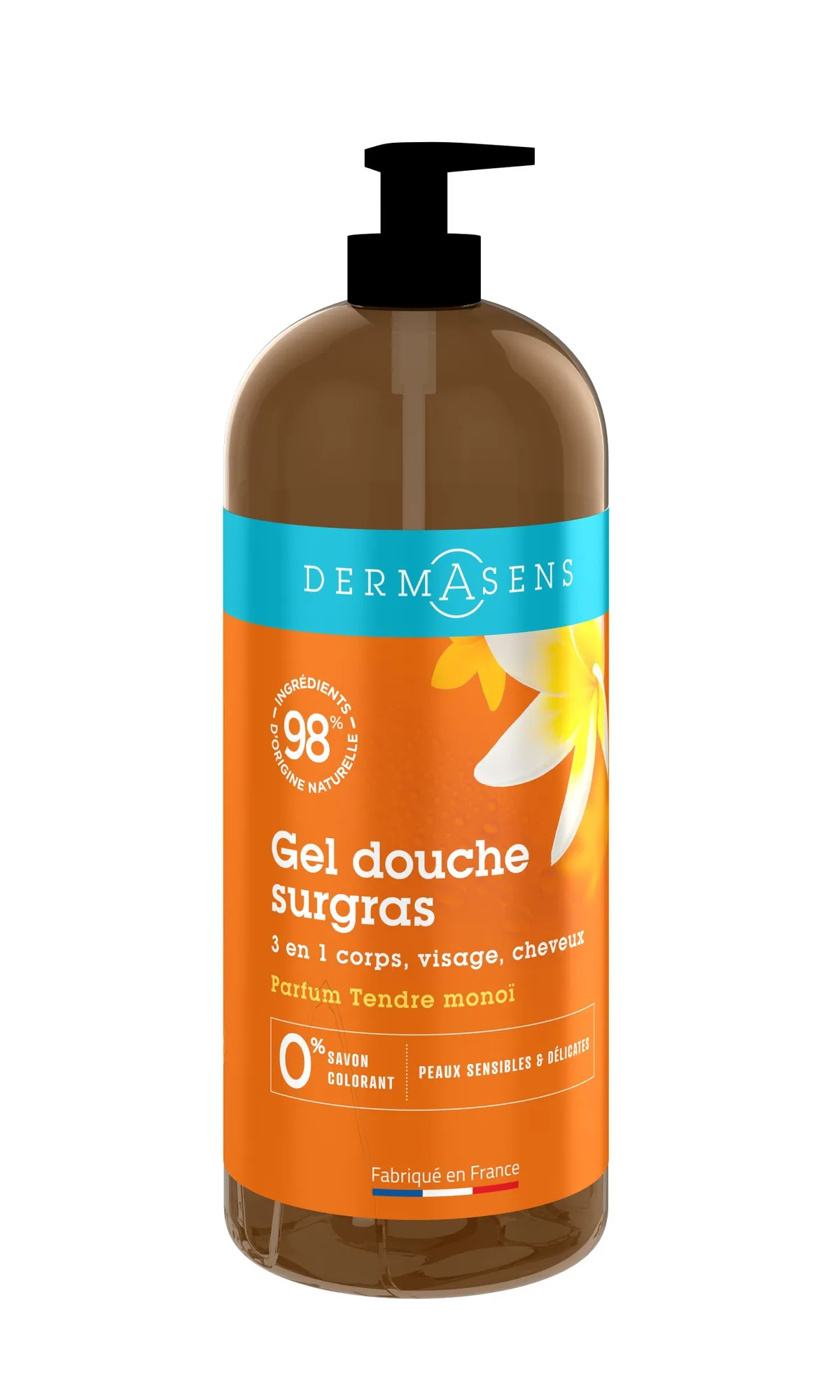 Marque Verte Gel Douche Surgras Monoi 1L
