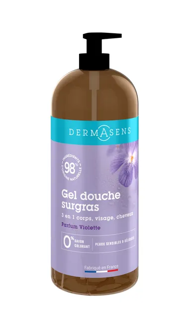 Marque Verte Overvette Douchegel Violet 1L