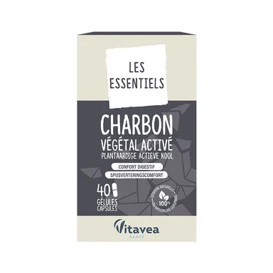 Charbon Végétal Activé 40 Capsules