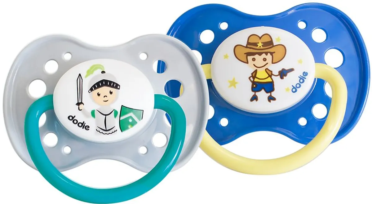 Dodie Anatomische Fopspeen Duo Jongen (+ 18 maanden)