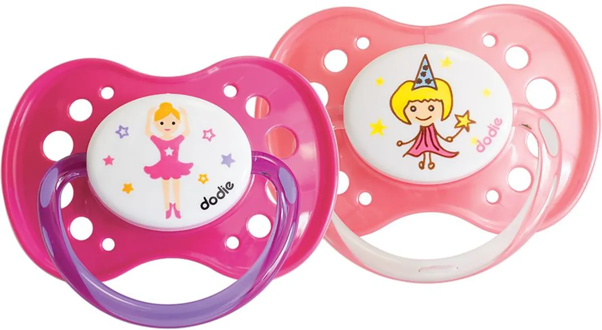 Dodie Sucette Anatomique Duo Fille (+ 18 mois)