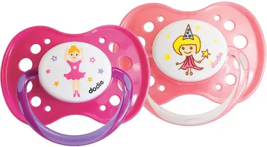 Dodie Sucette Anatomique Duo Fille (+ 18 mois)