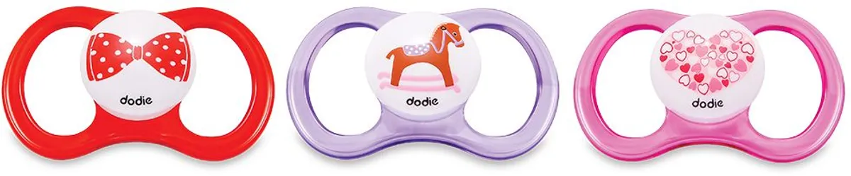 Dodie Sucette Anatomique Air Fille (+ 6 mois)