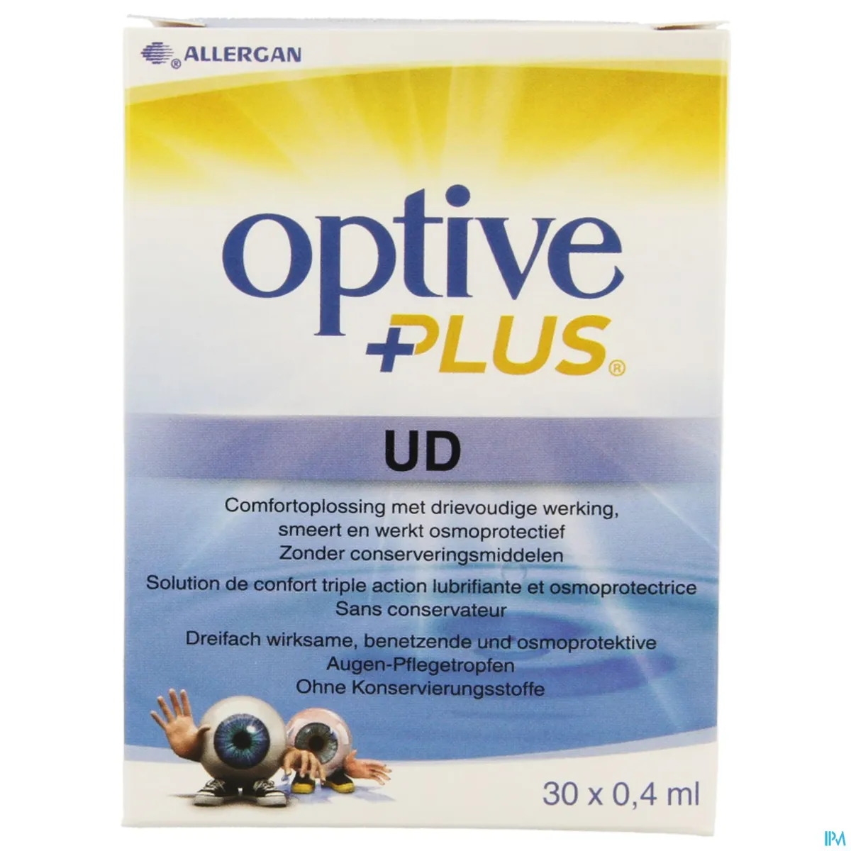 Optive Plus Steriele Oplossing Unidoses 30x0,4ml