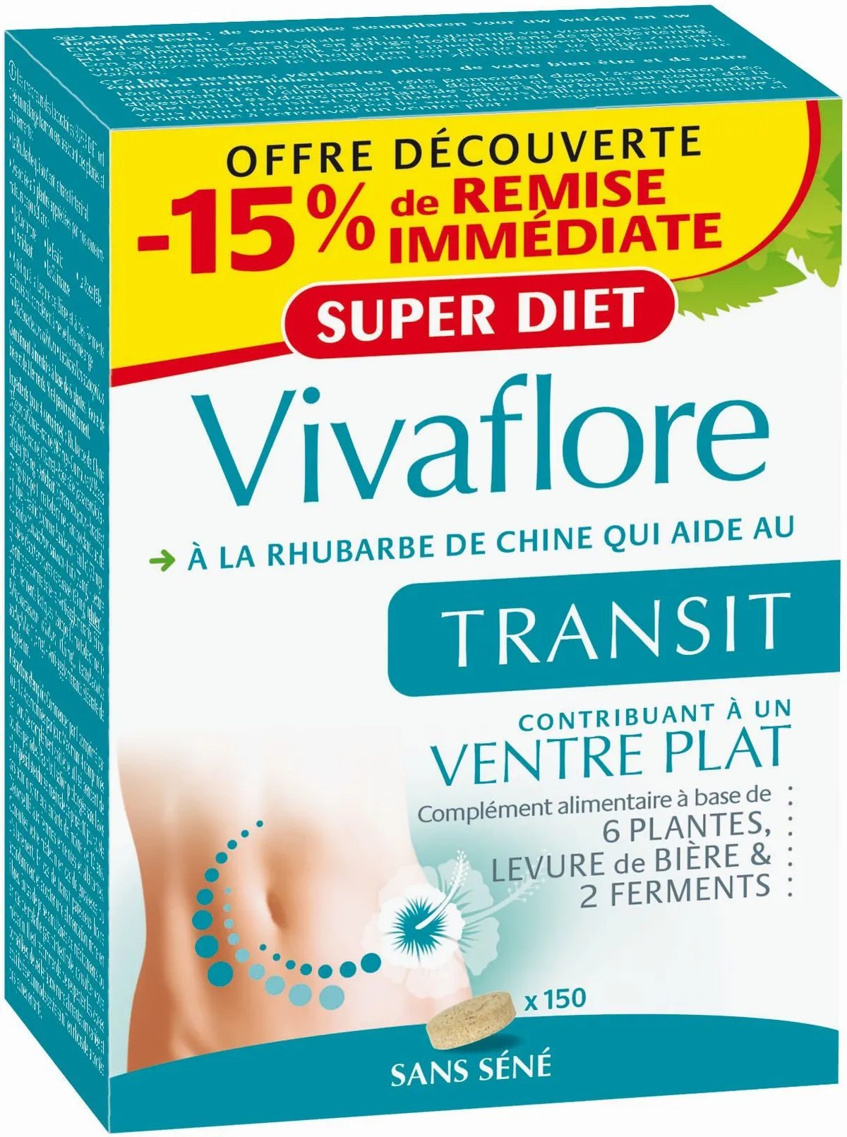 Vivaflore Transit 150 Comprimés (15% remise immédiate)