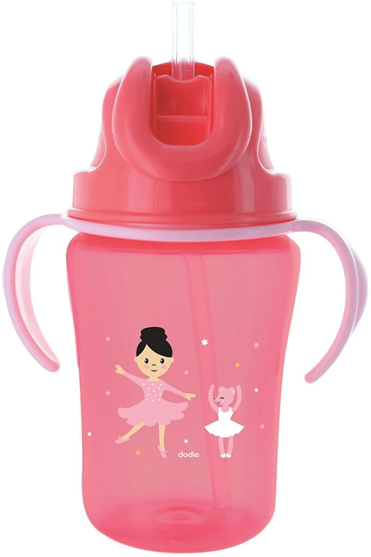 Dodie Rietjesbeker Roze 350ml