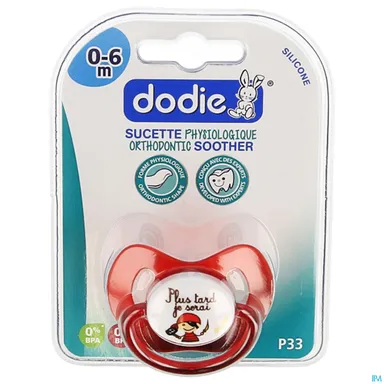 Dodie Fysiologische Fopspeen Piraat of Prinses (van 0 tot 6 maanden)