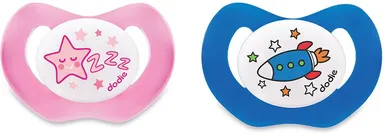 Dodie Fysiologische Fopspeen Nacht (+ 6 maanden)