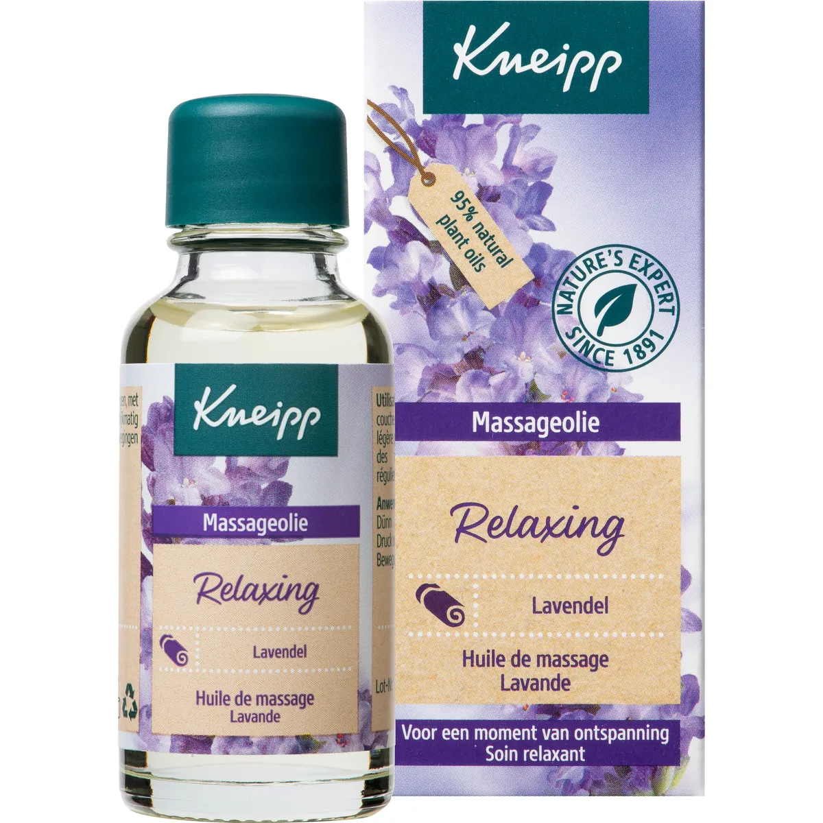 Kneipp Huile Massage Pure Détente Lavande 20ml
