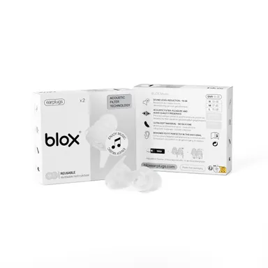 Blox Xperience 1 paar transparante gehoorbescherming