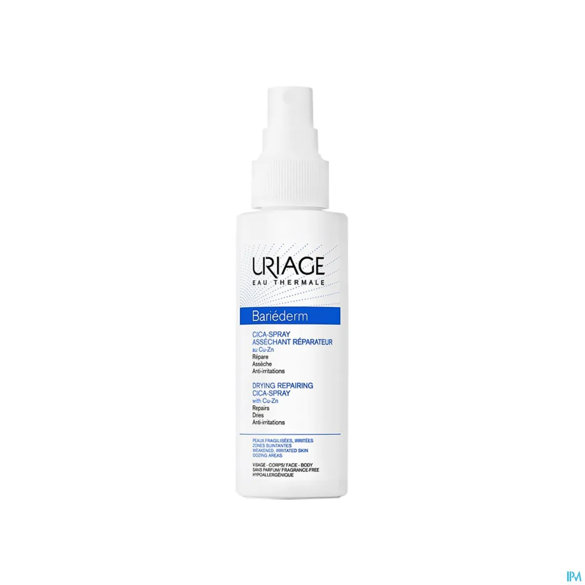 Uriage Bariéderm Cica Uitdrogende Herstellende Spray 100ml