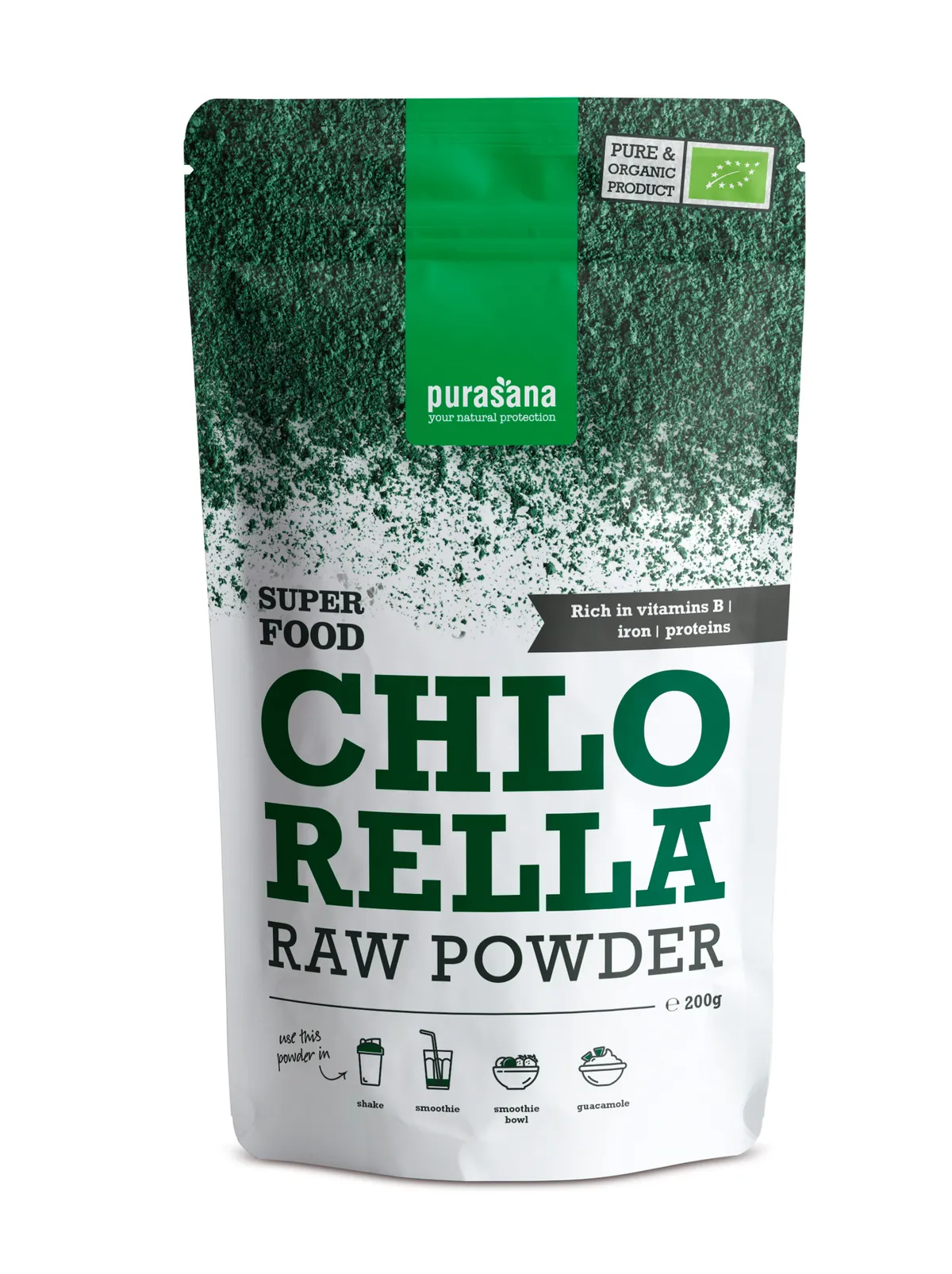Purasana Chlorella Poeder 200g