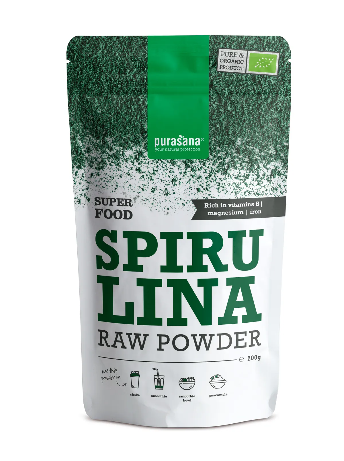 Purasana Poudre de Spiruline 200g