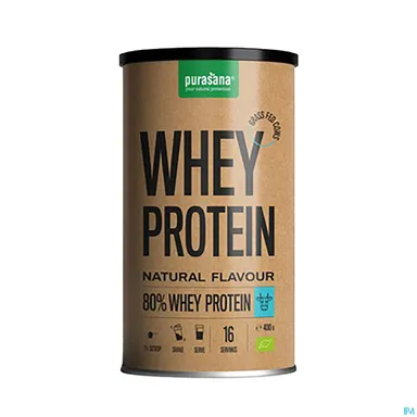Purasana Organic Whey Protein Bio (natuur) 400g