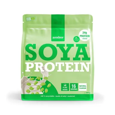 Purasana Organic Vegan Protein Bio Soy (natural) 400g