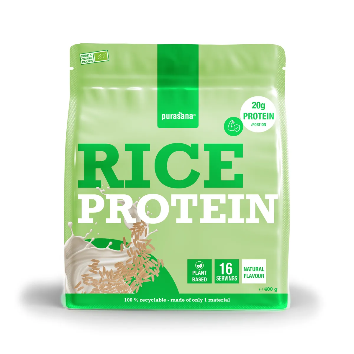 Purasana Organic Vegan Protein Bio Rice (natural) 400g