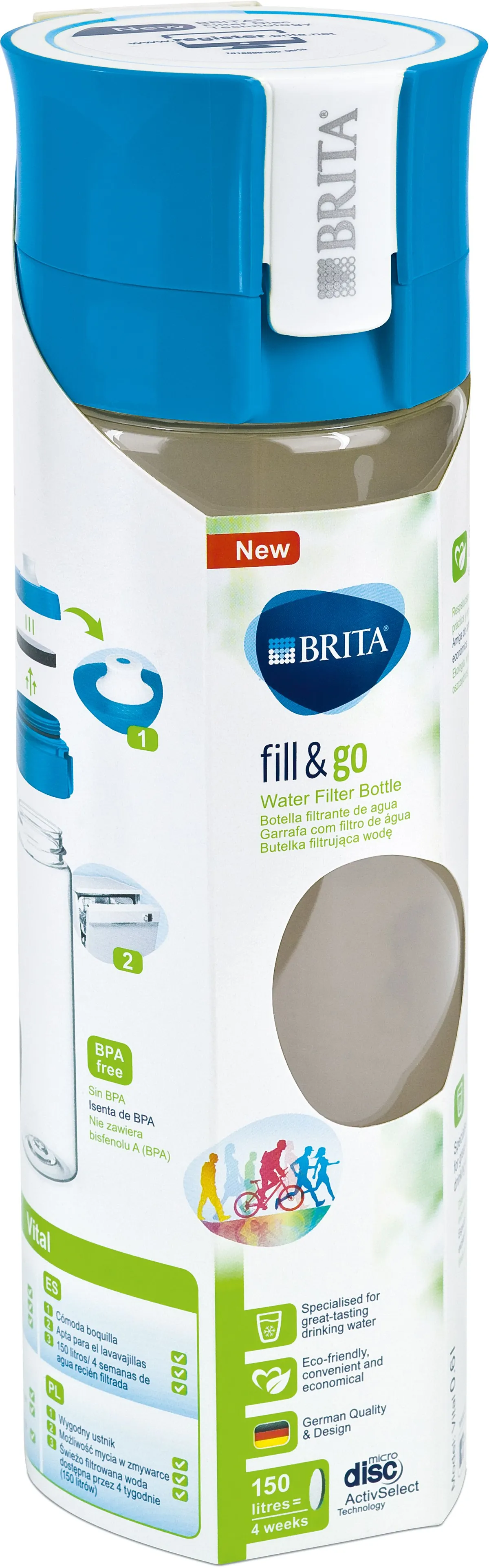 Brita Fill&Go Vital Blue 600ml