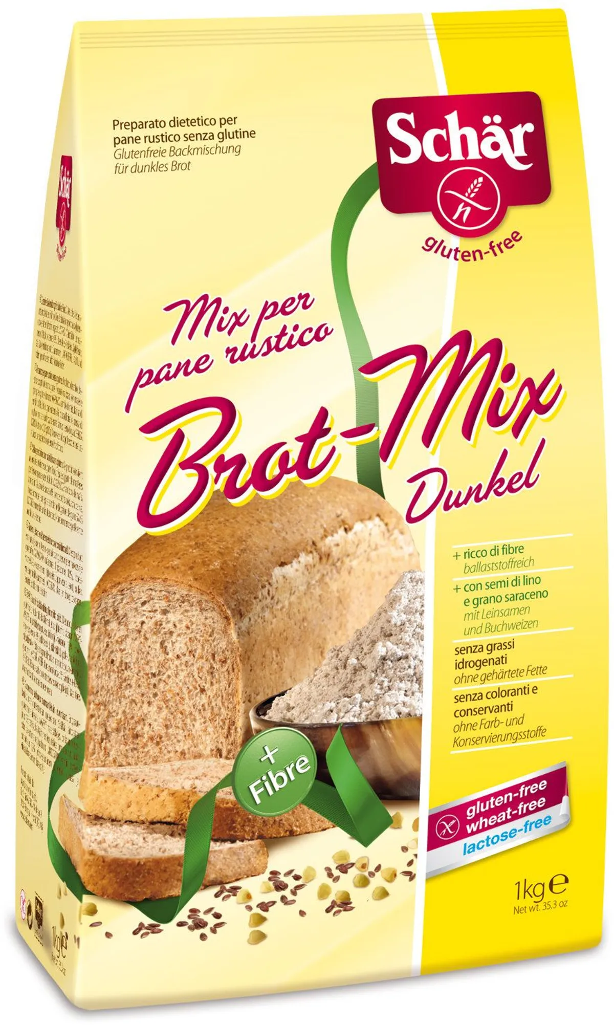 Schar Meelmix Kant&kl. Br.brood Z/gluten 1kg 6598